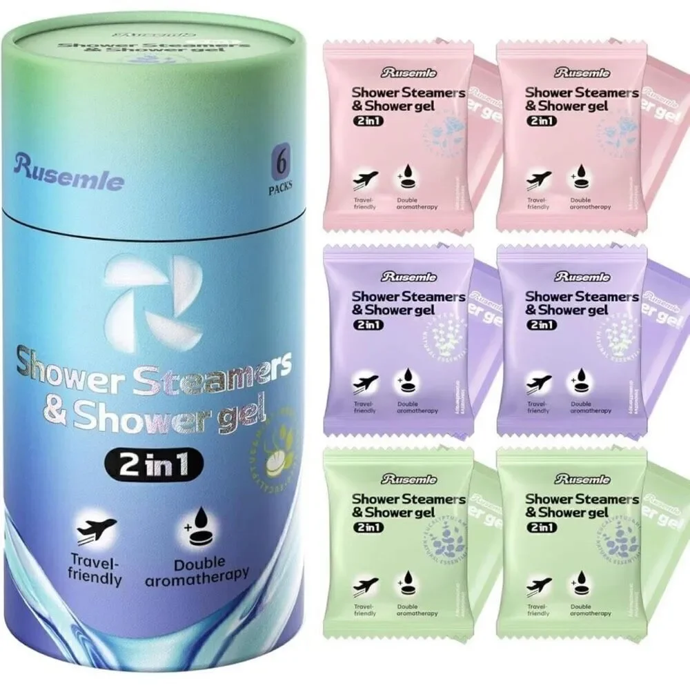 Shower Steamers Aromatherapy 6 Pack Stress Relief SPA Stocking Stuffers